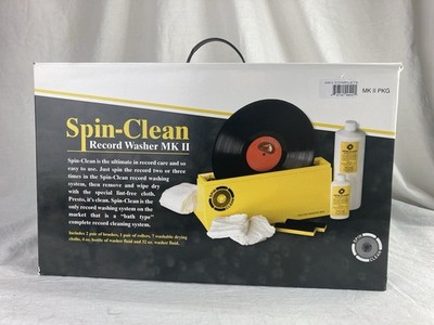 Spin-Clean Record Washer MKII Complete Vinyl Record Cleaning Machine Cleaner Kit