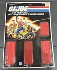 Sgt Slaughter's Renegades Cardback G.I. Joe ARAH 1987  Uncut File Card W/bubble