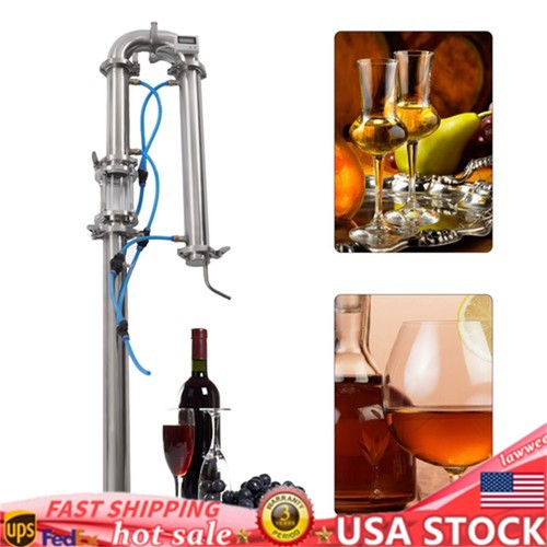 Brew Wine Making Tool 2" in Stainless Still Moonshine Reflux Distilling Column
