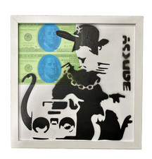 Preços baixos em Pinturas de Arte Original Banksy Pintada Spray | eBay