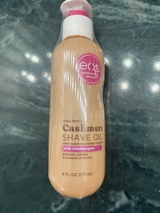 Eos Shea Butter Cashmere Shave Oil - Pink Champagne - 6 oz NEW