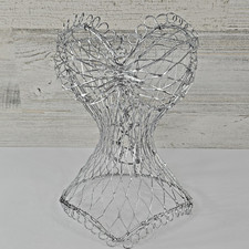 Vintage Wire Corset Bust Dress Form Display Mannequin — listing 3