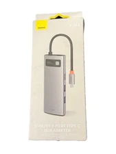 Baseus StarJoy Gray 9 Port USB Type C Hub Adapter