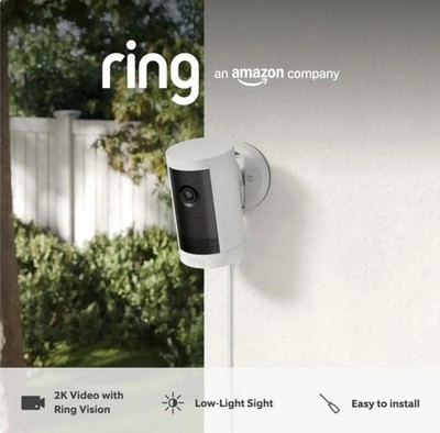 Ring Outdoor Camera Plus (Akku) | 2K Vision Ring Überwachungskamera BRANDNEU UK