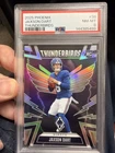 2025 Panini Phoenix Football Jaxson Dart RC - THUNDERBIRDS - PSA 8 - Giants