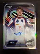 Roman Stanek 2024 Topps Chrome F1 #CAC-STA Refractor Auto F2 Trident