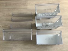 Set of Freezer Drawers & Fridge Door Shelves for Beko CFG1552S Fridge Freezer