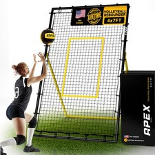 Apex Sports Adjustable Volleyball Rebounder Net 7x4 ft &ndash; Bounce Back