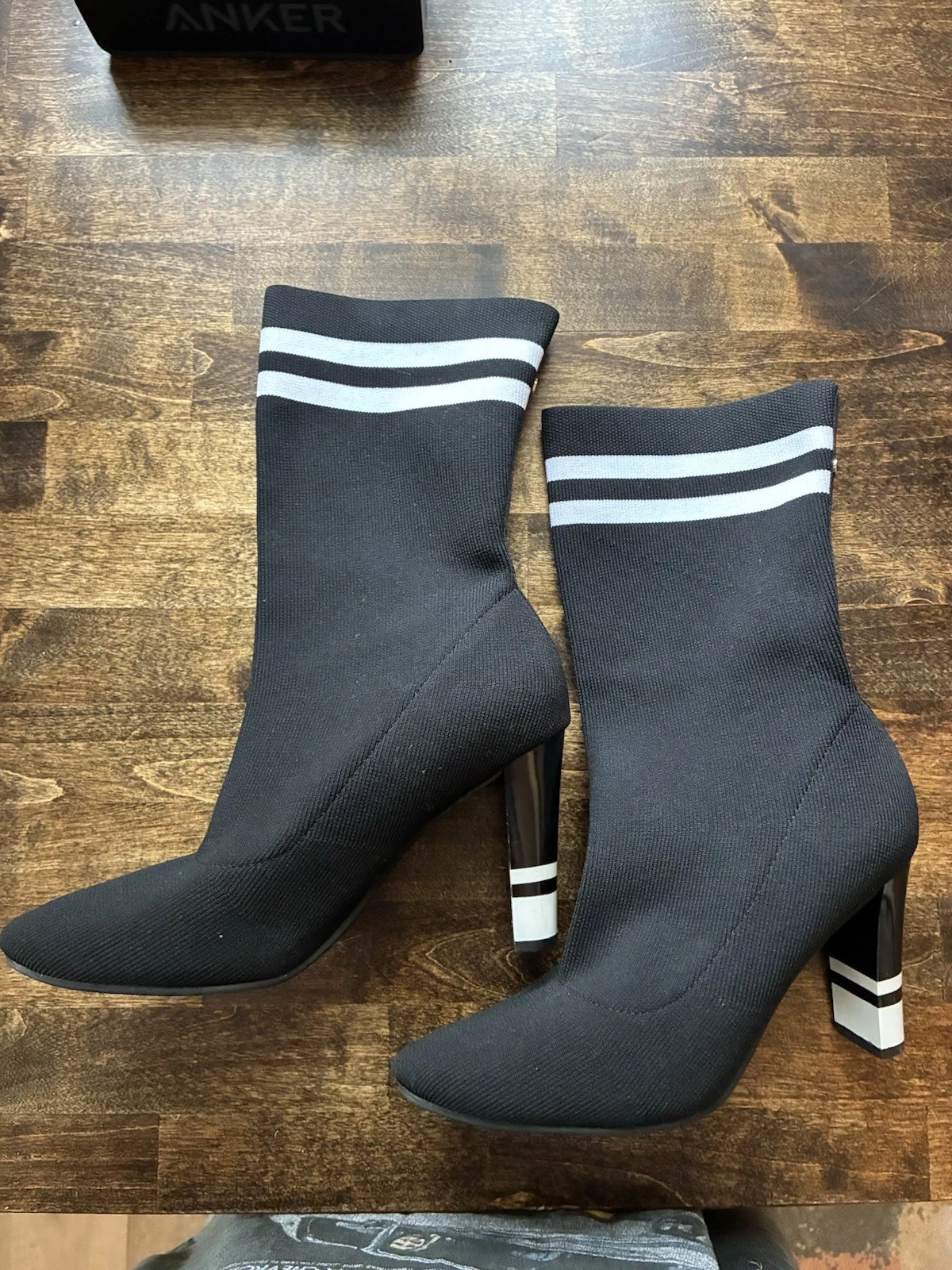 Circus by Sam Edelman Sock Ankle Boot Stripe Black/White Women’s 8
Opens in a new window or tab