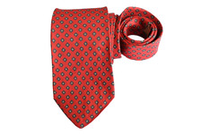 BROOKS BROTHERS MEN'S TIE RED/FLORAL Width: 3.25" Length: 54"