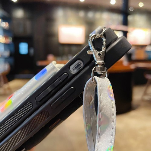 Hot Crossbody Wave Point Card Holder Wallet Case Cover For iPhone Samsung OPPO - Zdjęcie 11 z 16