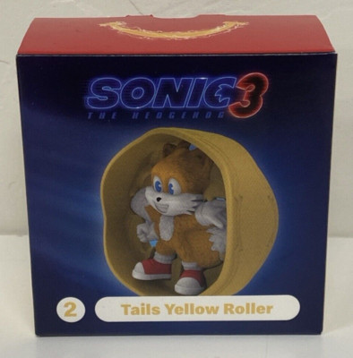 2024 McDonald s Happy Meal Toys Sonic 3 the Hedgehog Tails Yellow Roller
