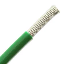 M22759/18-26-5 26 AWG Tinned Copper ETFE Insulation 150°C Lead Wire Green 600V