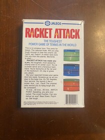 Racket Attack NES WITH BOX AND MANUAL, COMPLETE