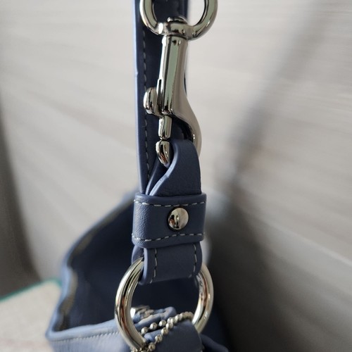 Borsa a tracolla Coach Penelope convertibile in pelle blu fiordaliso con dustbag nuova - Foto 17 di 24