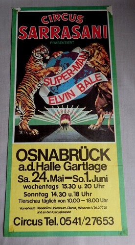 Tournee Plakat Circus Sarrasani um 1980 (89793) - Bild 1 von 4