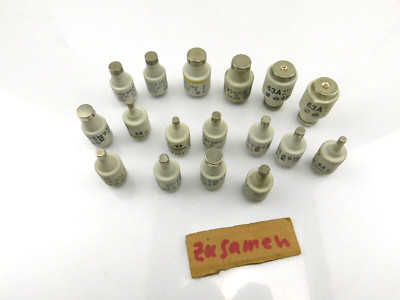 DVE Sicherungseinsatz D01 6A +63A+50A+25A+10A+4A **17 Stück**