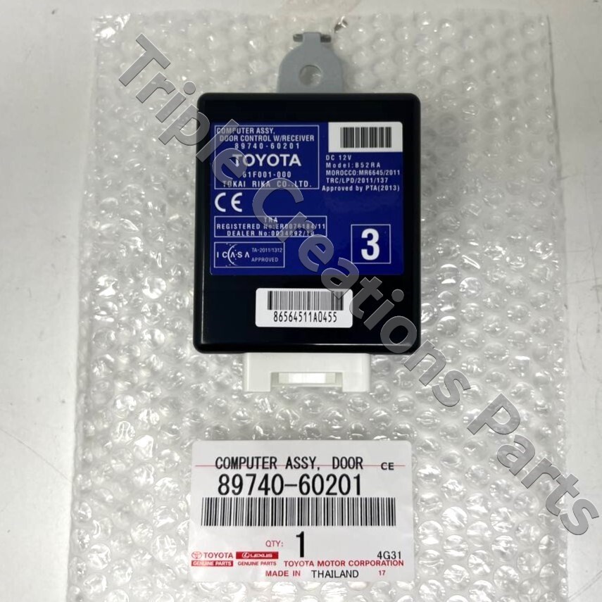 Toyota Genuine 89740-60201 Computer Assy Door Control W/Receiver