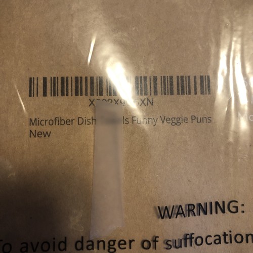 Punny Dish towels Veggie Puns Set Of 4 English Teacher Humorous NEW Housewarming - Picture 4 of 6