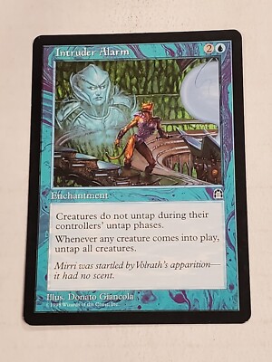 MTG Intruder Alarm (Stronghold/Blue/R) - BGM | eBay