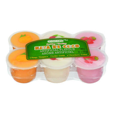2-Pack Cocon Pudding with Nata De Coco, Mix