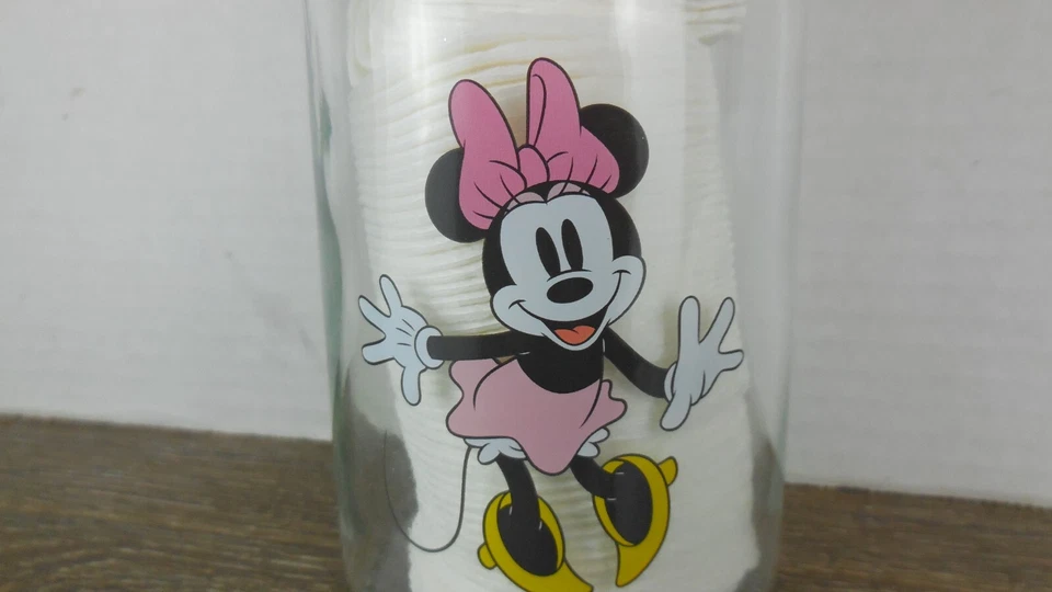 The Creme Shop Minnie Mouse Almohadillas de Maquillaje de Algodón Redondas Tarro de Tocador con Tapa ¡EXCELENTE ESTADO USADO! Foto 2 de 4