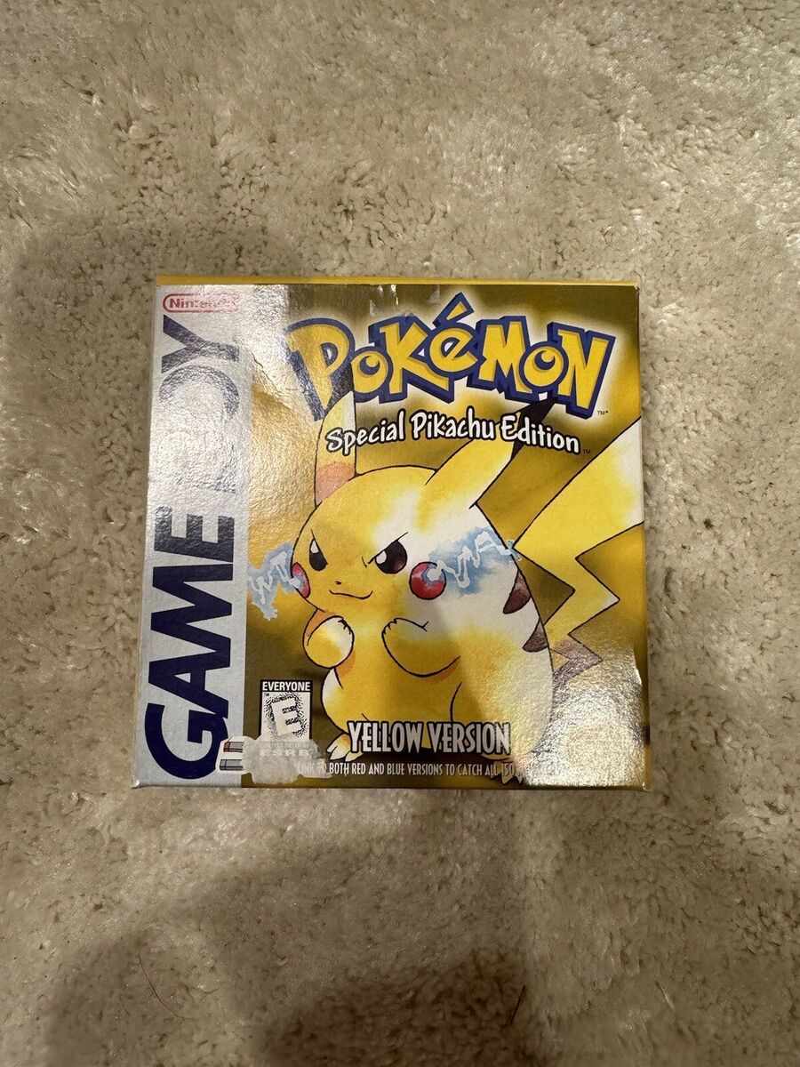 1999 Nintendo Game Boy Pokemon Yellow Version Special 1999 Nintendo Game Boy Pokemon Yellow Version Special