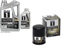 Mobil1 M1-110A Engine Oil Filter & 6 Quarts Mobil1 5W30 Full Synthetic Motor Oil