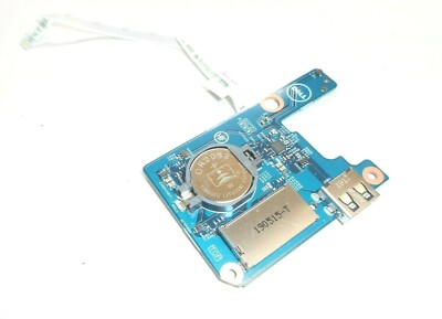 Dell Inspiron 5584 USB/ SD Card Reader Board + Cable P/N: PYF3X Y0V0T -- THB02