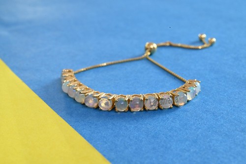 Schönes ovales natürliches Opal Bolo Armband bestes Geschenk für alle Anlässe - Bild 6 von 8