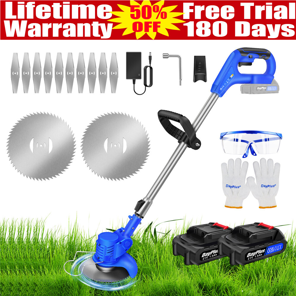 Electric lawn mower 3 in 1 Cordless Mower Strimmer Brushcutter Edger 21V Battery