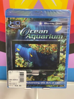 Ocean Aquarium HD Scape Blu-ray Relax Repeat loop  HD 5.1 Underwater w/ Music