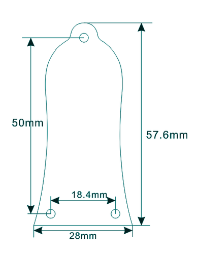 For Gibson Epiphone Guitar Truss Rod Cover 3 Holes Style Black Guitar Pickguard - Picture 3 of 6