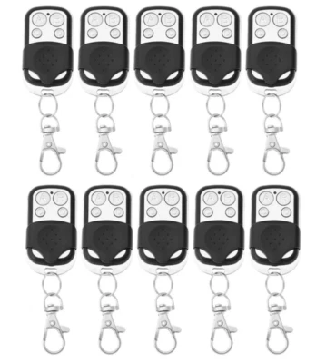 10 TELECOMANDI PER CANCELLO AUTOMATICO UNIVERSALE A 433,92 MHZ UNIVERSALE NUOVI