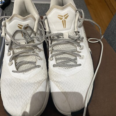 Nike Kobe Mamba Fury White Metallic Gold Basketball Shoes Men\'s Sz 10 CZ8770-100 Nike Mamba Fury White Metallic Gold Men main image 3