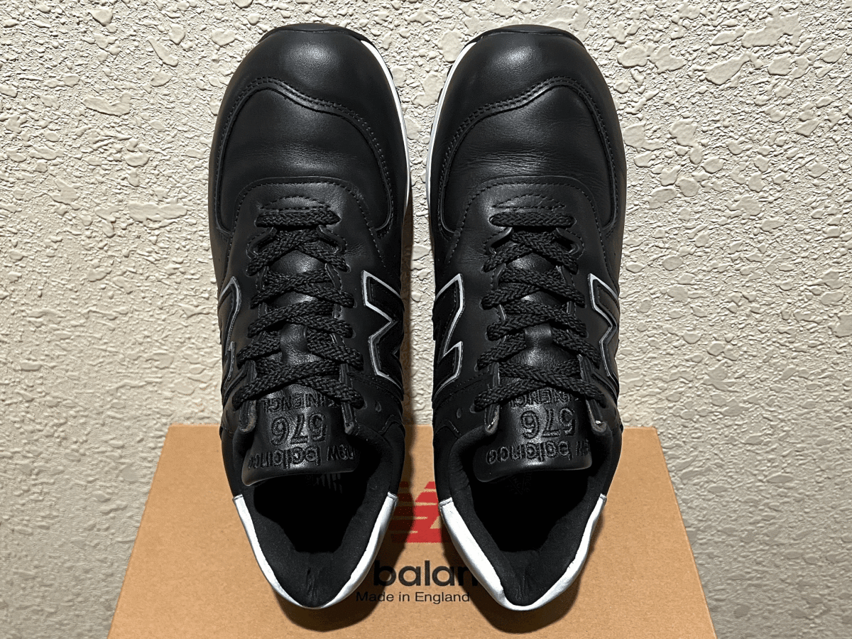 Discontinued New Balance M576KKL Made in UK US8 Black Sneaker Leather