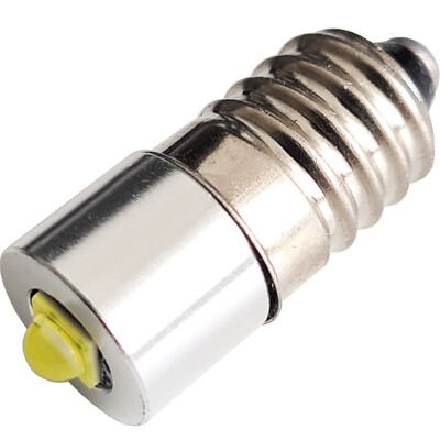 Ersatz LED 3W E10 Sockel 6-24V 3-6V 4-24v POWER UPGRADE für Taschenlampe