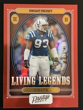 Dwight Freeney 265/399 Red Xtra Points 2024 Prestige Living Legends LL-DFY