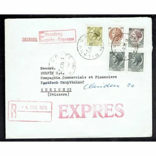 Storia postale della Repubblica italiana affrancature