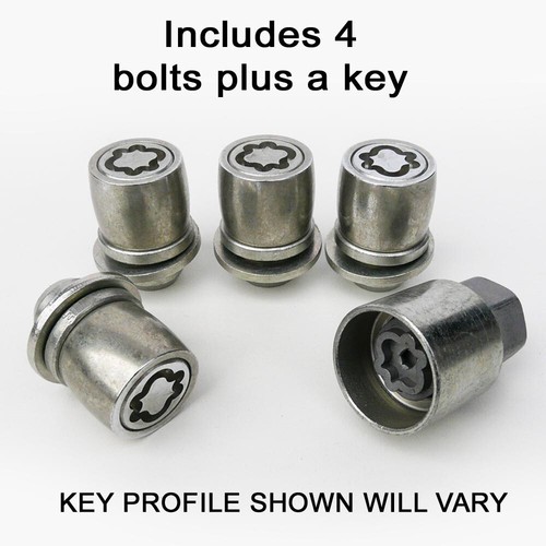 4x DADI DI BLOCCAGGIO RUOTA IN LEGA PER LEXUS IS (M12X1.5) BORCHIE GANCIO ARGENTO SICUREZZA - Foto 3 di 8