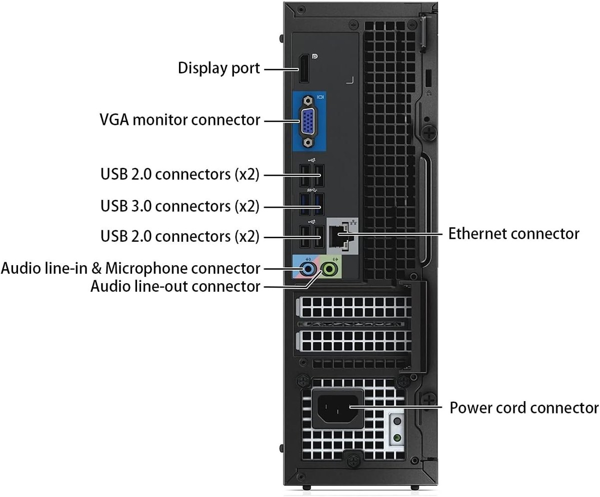 Dell OptiPlex 3020 Desktop PC Intel i5 Computer Windows 11 Pro 8GB