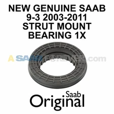 NEW GENUINE SAAB 9-3 03-11 Front Strut Bearing Left LH or Right RH OEM 13270705