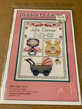 NEW BOBBIE G DESIGNS "BABY GIRL" CROSS STITCH CHART PACK