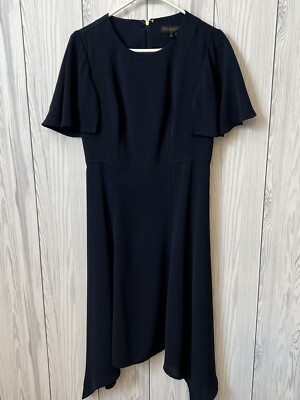 Donna Karan Artisan Canvas Navy Blue dress - Size 4 | eBay