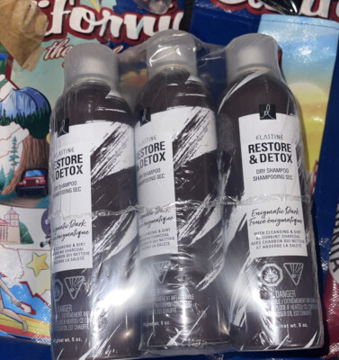6 Avon Elastine Restore Detox Dry Shampoo Enigmatic Dark 5 Oz New Sealed 6 Packs