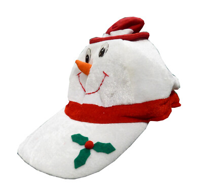 2 x WEIHNACHTEN FESTLICHE SCHNEEMANNMÜTZE 