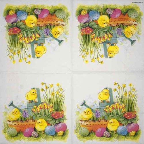 4 servilletas de papel de almuerzo individuales para decoupage y fiesta - chicas curiosas - Imagen 3 de 4