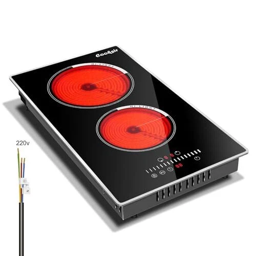 2 burner electric cooktop 220v cheap