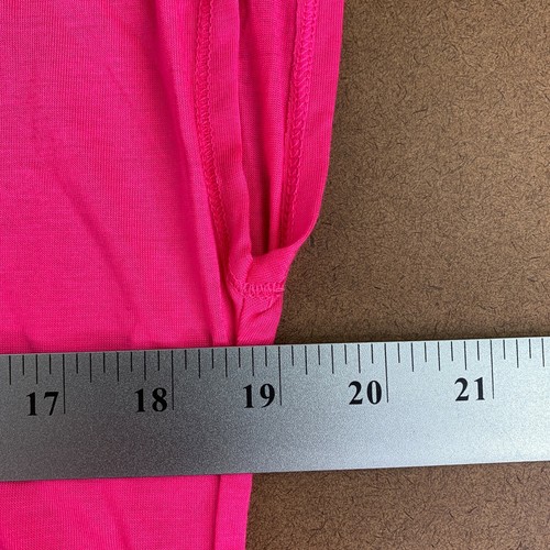 Old Navy Girls Size XXL (18) Neon Pink Go-Dry Twist-Back Athletic Tee NWT - Picture 7 of 9