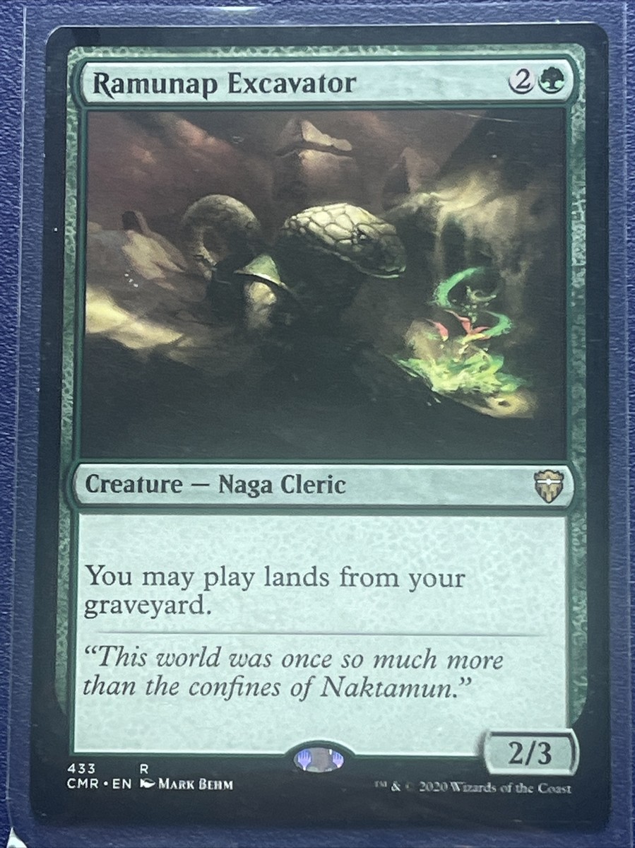 MTG Ramunap Excavator Commander Legends 433 Regular Rare - LP | eBay